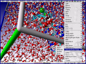 Real-time molecular dynamics simulation